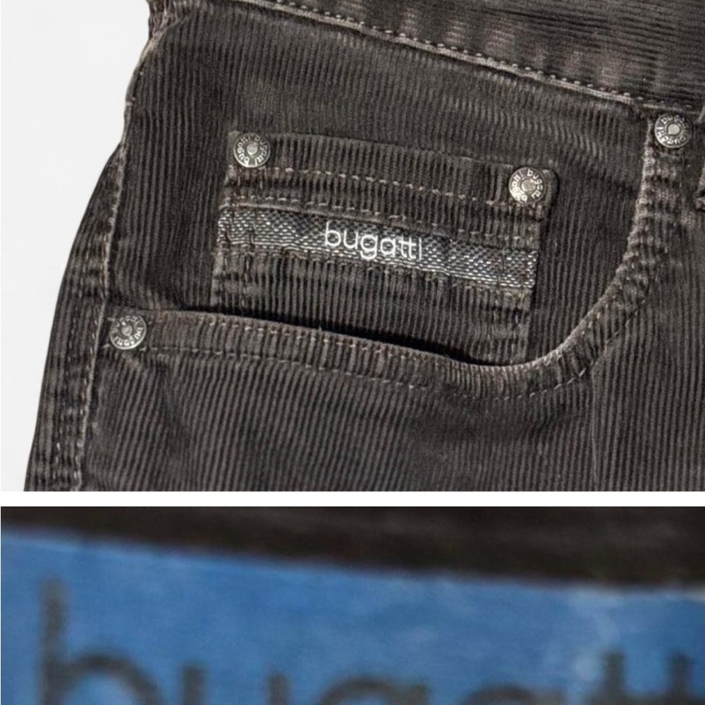 Bugatti Dark Corduroy Trousers